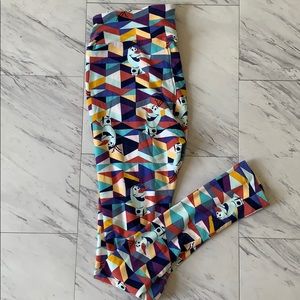 4/$20 Lu la roe DISNEY frozen Olaf leggings